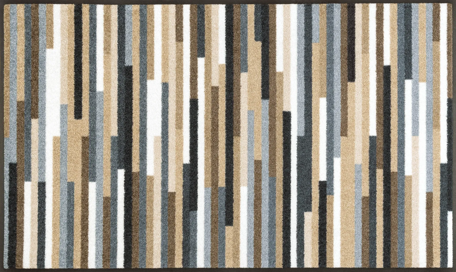 Sauberlaufmatte Mikado Stripes nature, Wash & Dry Design, 075x 120 cm, Draufsicht
