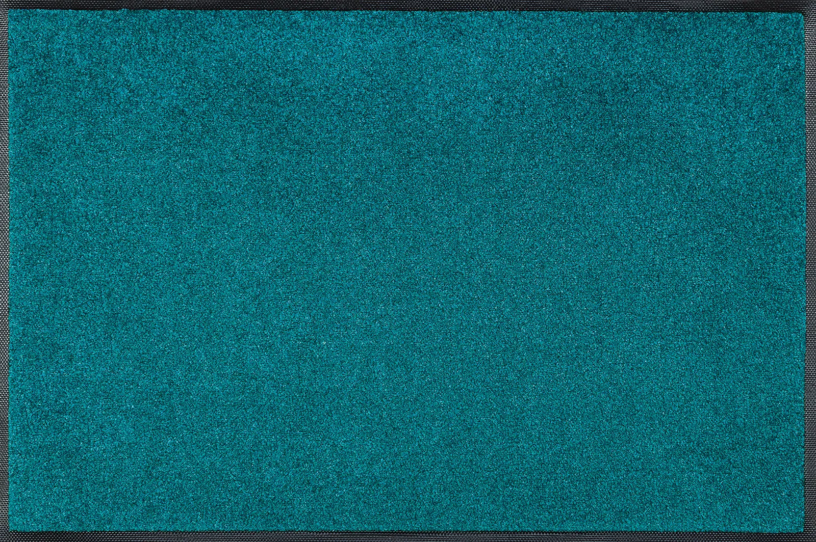 Fußmatte uni TC_Peacook Green, Wash & Dry Trend Colour, 050 x 075 cm, Draufsicht