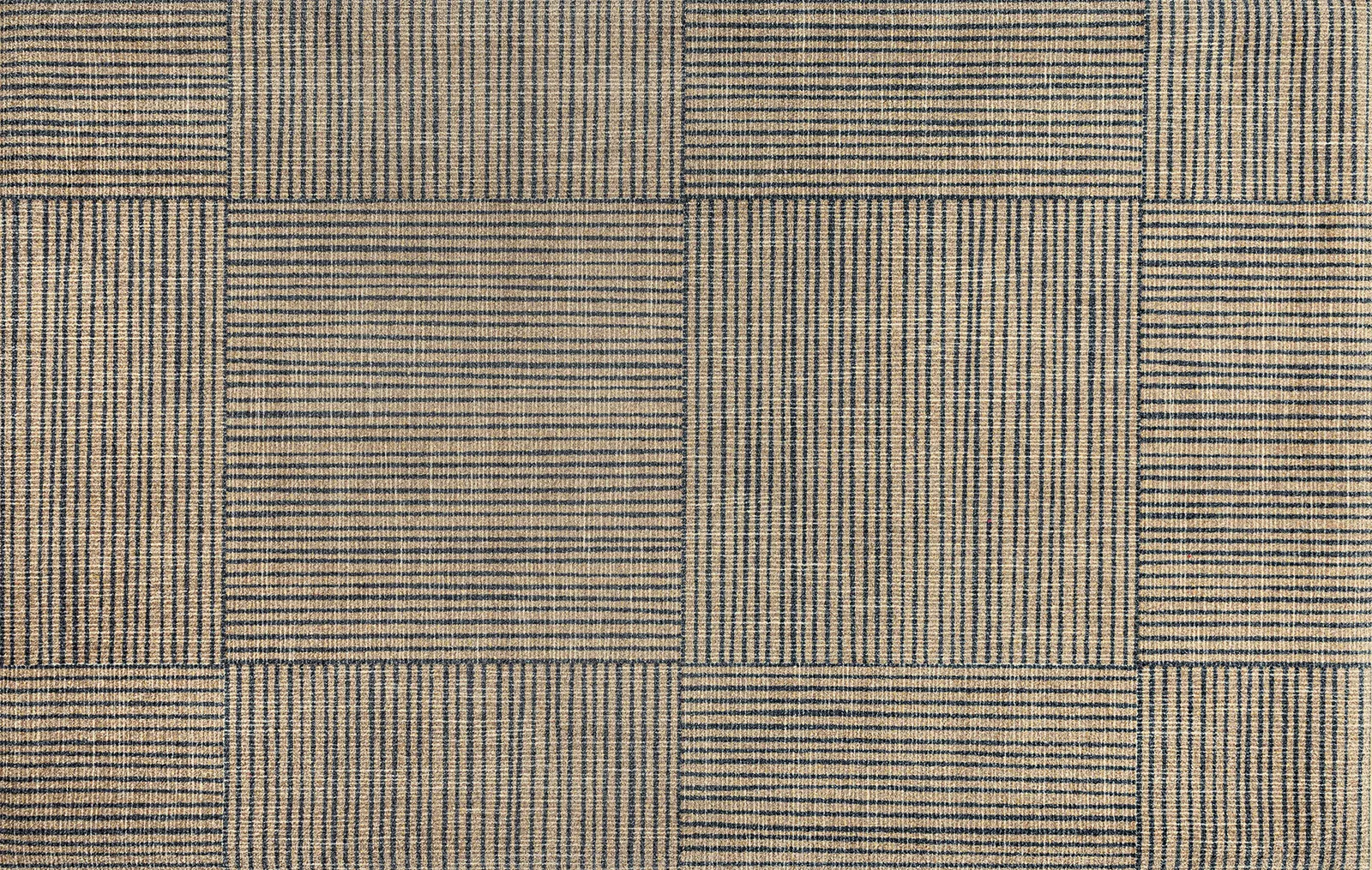 Sauberlaufmatte Canvas, ohne Gummirand, beige/grau, 110 x 175 cm, Draufsicht