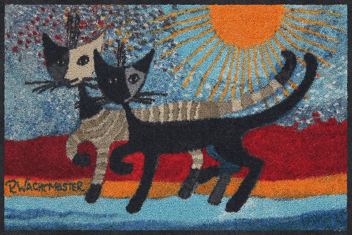 Fußmatte In due sulla riva, Rosina Wachtmeister Lifestyle, 050x075 cm, Draufsicht