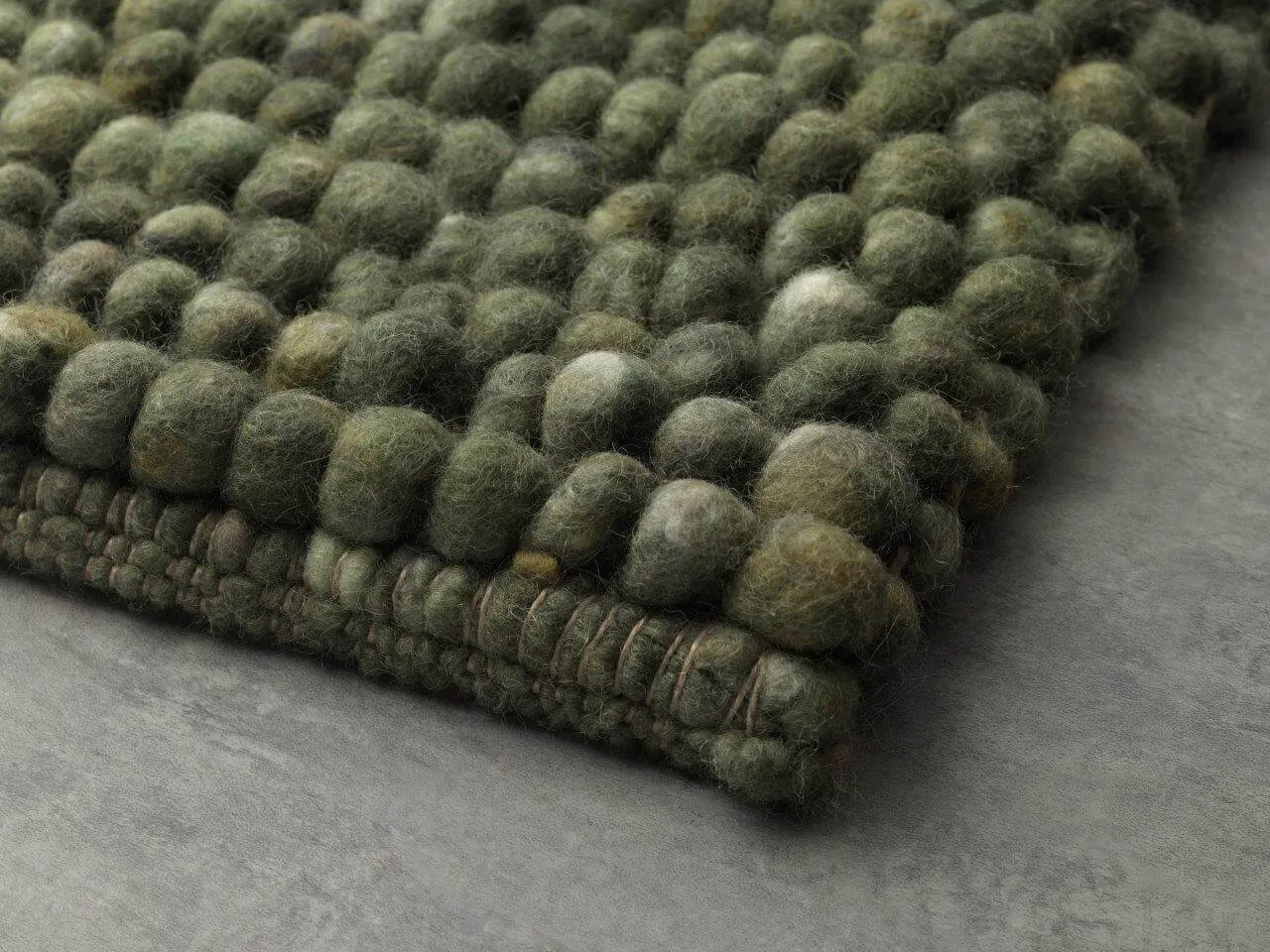 Handwebteppich Salsa Rock, Paulig since 1750, Farbe 444, Detailansicht