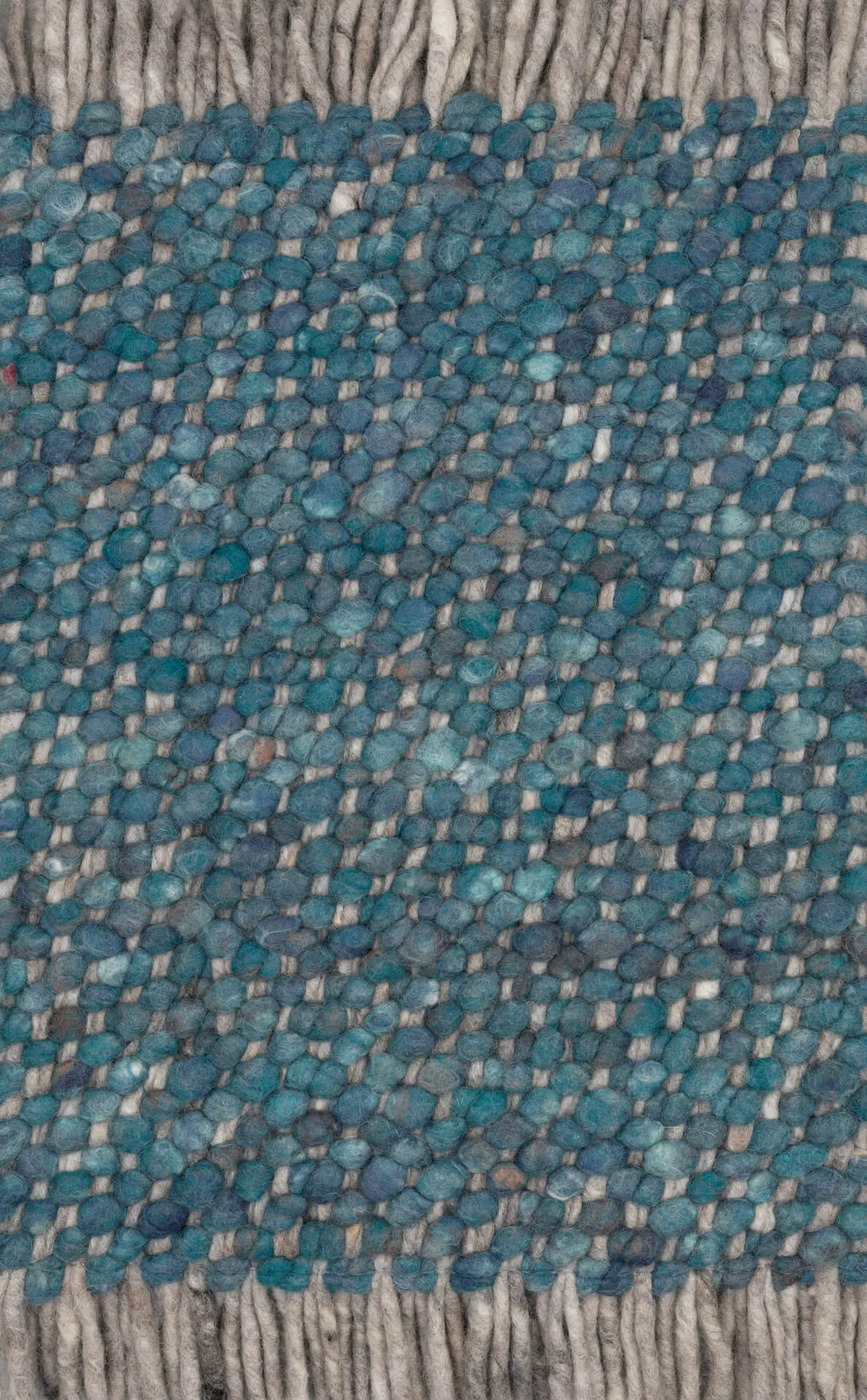 Handwebteppich Salsa Bali, Paulig since 1750, Farbe 145, mit Fransen, Draufsicht
