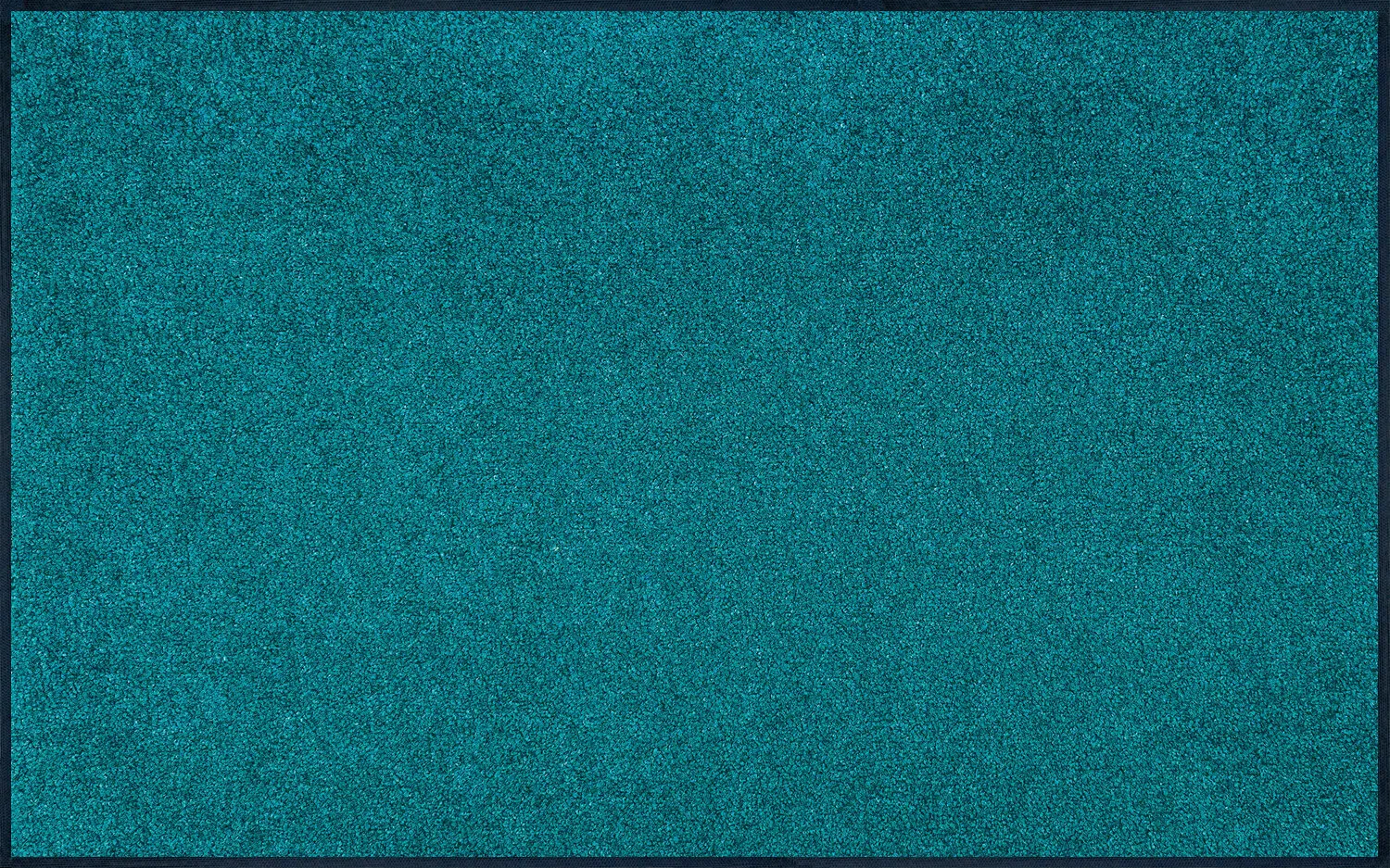 Fußmatte uni TC_Peacook Green, Wash & Dry Trend Colour, 075 x 120 cm, Draufsicht