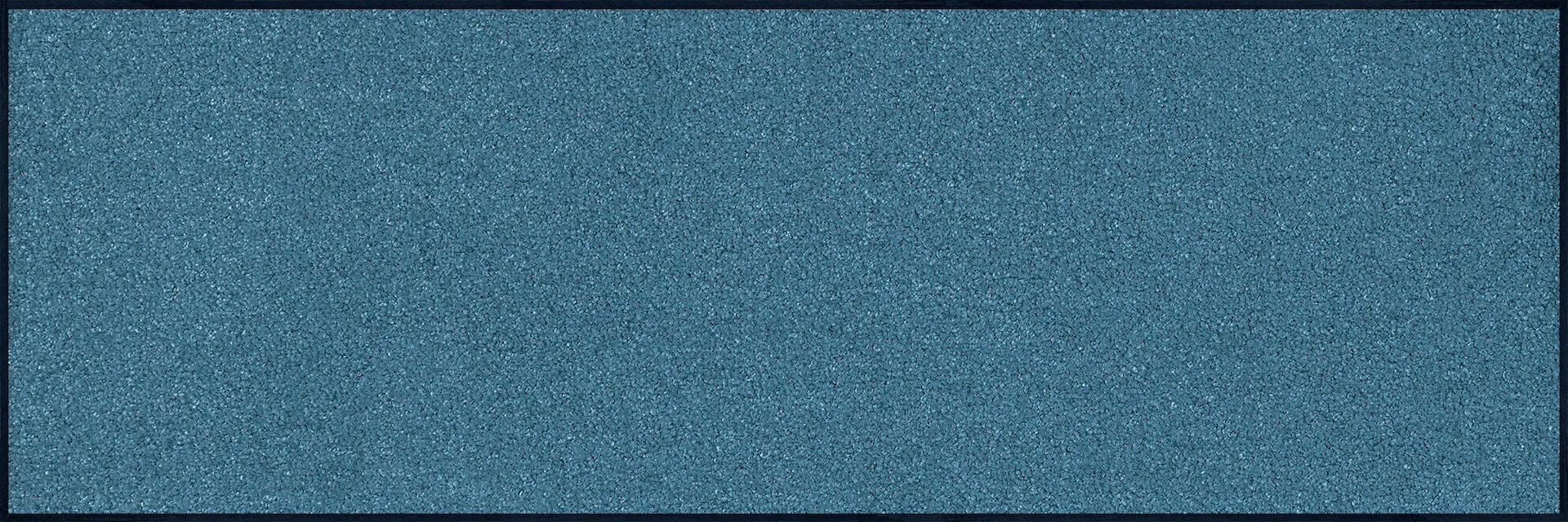 Fußmatte uni TC_Steel Blue, Wash & Dry Trend Colour, 060 x 180 cm, Draufsicht
