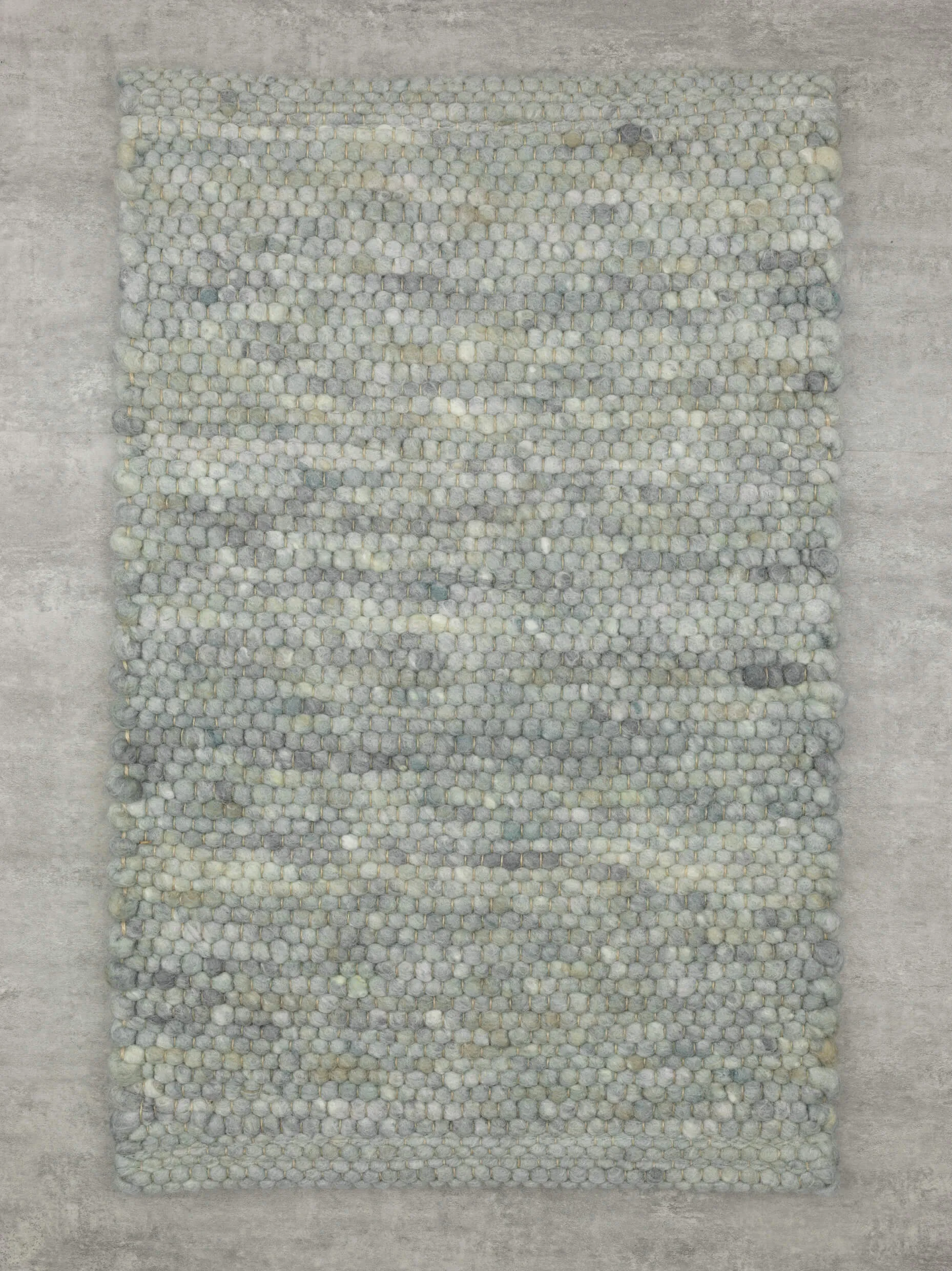 Handwebteppich Salsa Base, Paulig since 1750, Farbe 343, Draufsicht