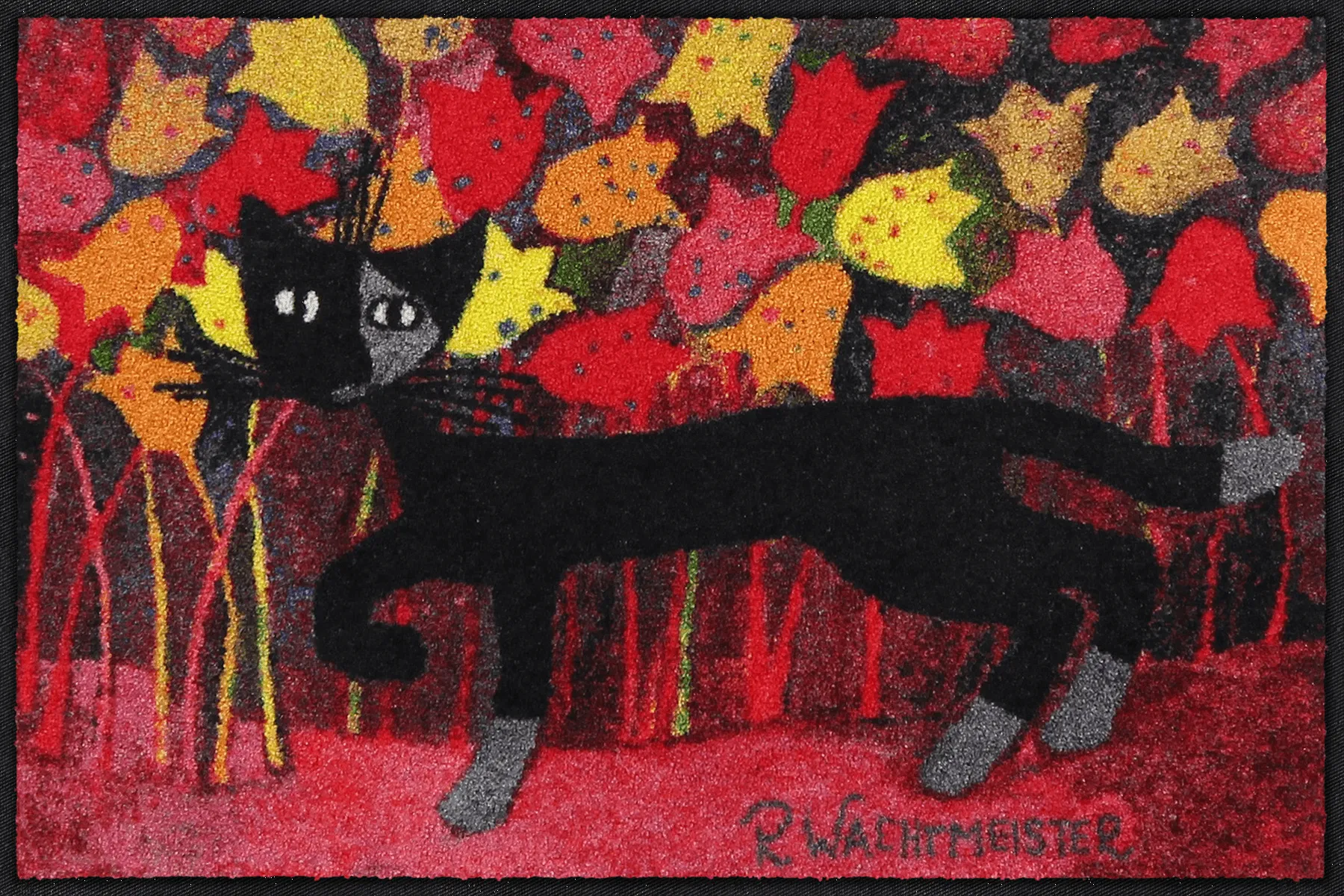 Fussmatte Tulip Walk, Wachtmeister Lifestyle, 50 x 75 cm, Draufsicht