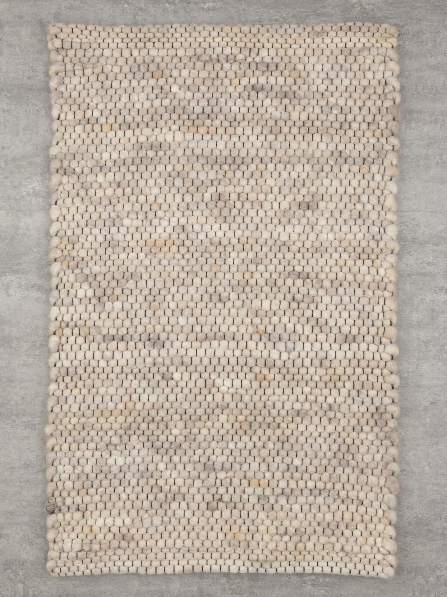 Handwebteppich Beat Base, Paulig since 1750, Farbe 492, Draufsicht