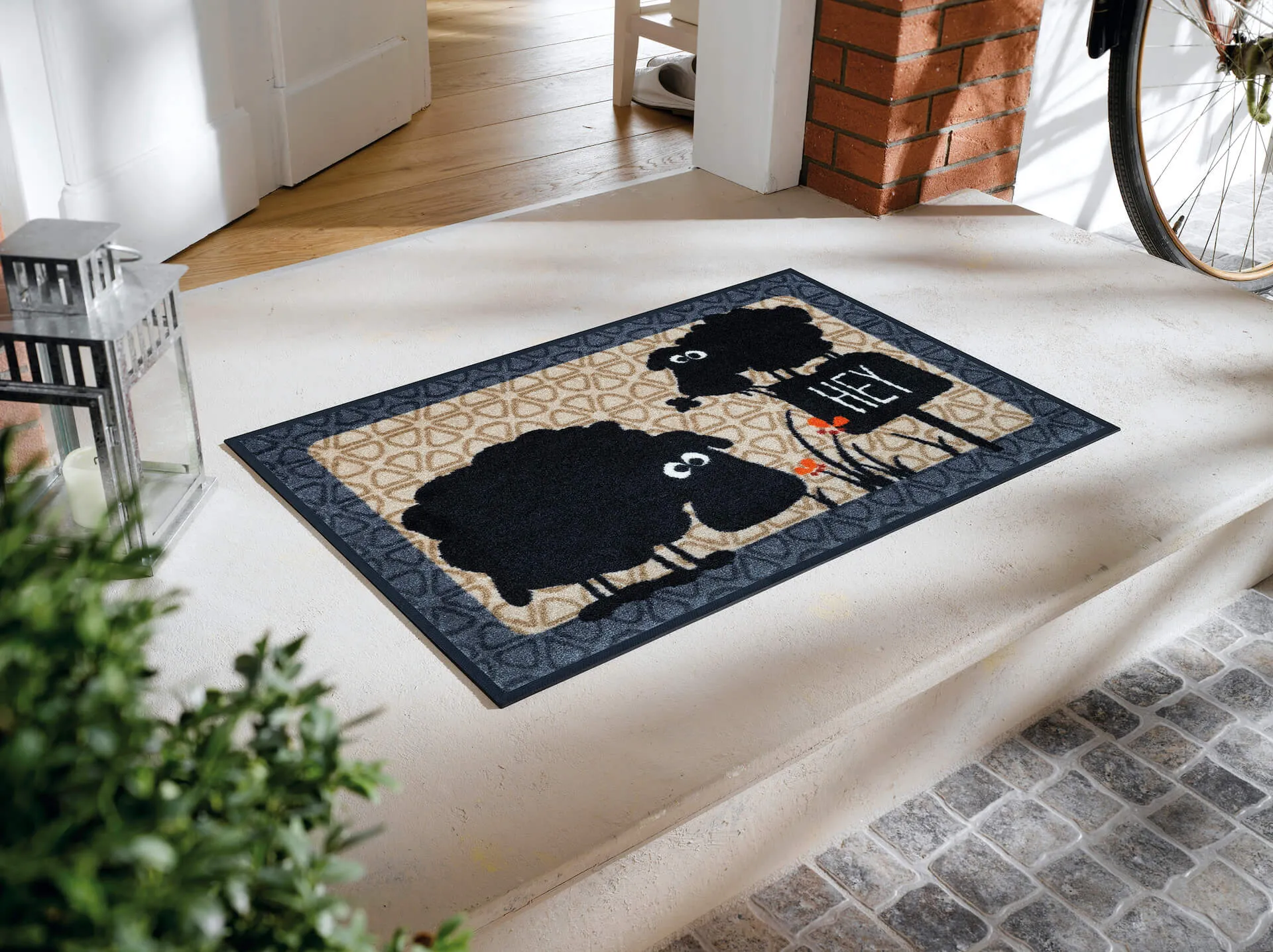 Sauberlaufmatte Gertrud & Elsbeth, wash & dry Qualität, 50 x75 cm, Milieubild