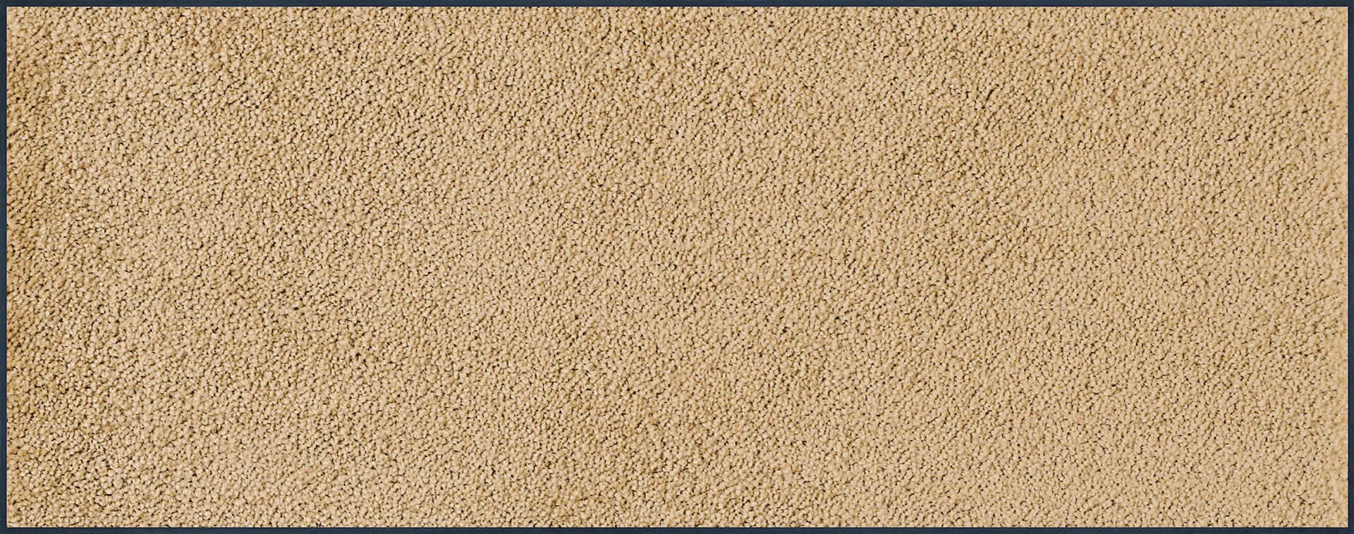 Fußmatte uni Sahara, Wash & Dry Monocolour, 075 x 190 cm, Draufsicht