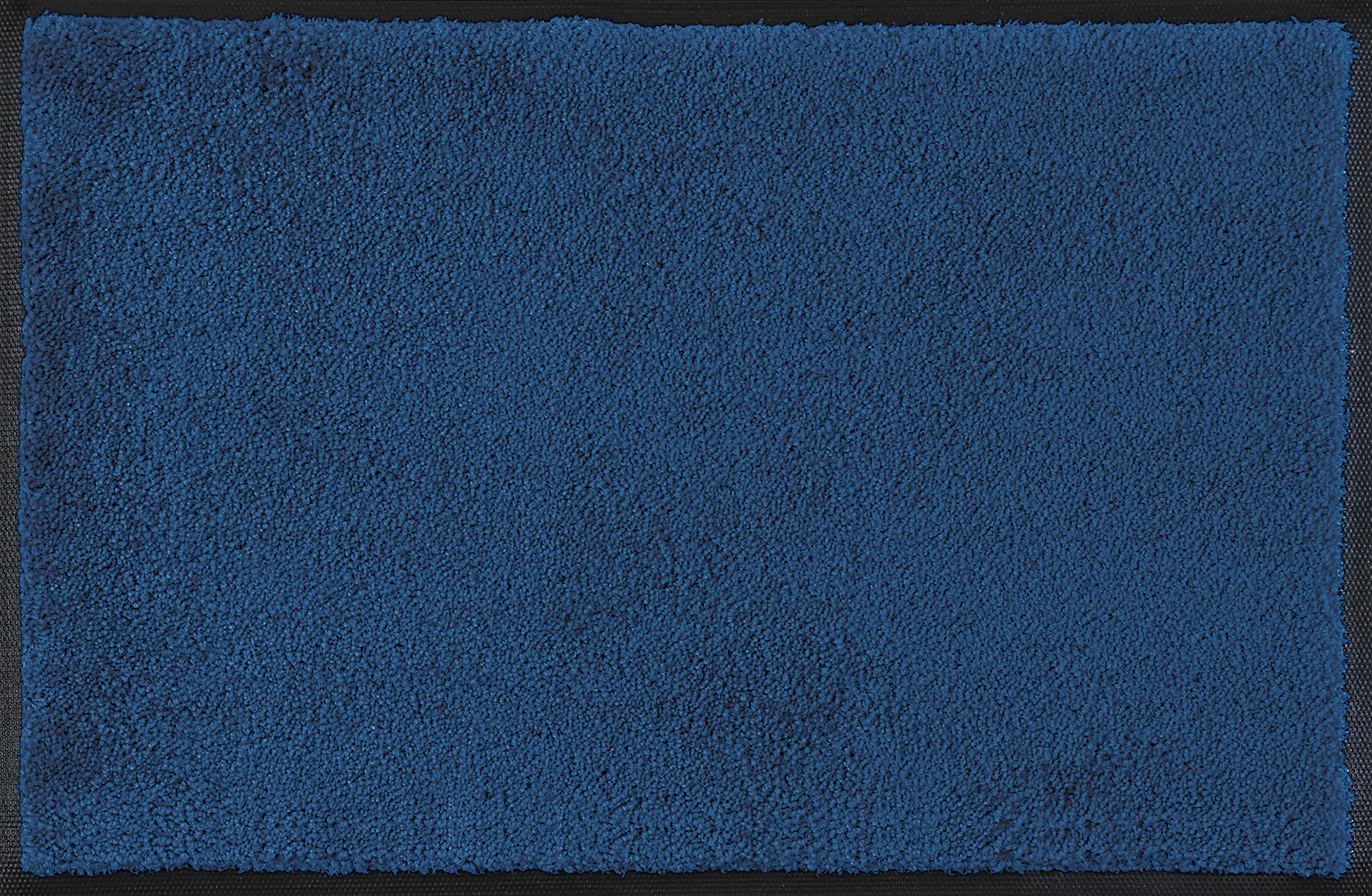 Fußmatte uni Navi, Wash & Dry Monocolour blau, 050 x 075 cm, Draufsicht