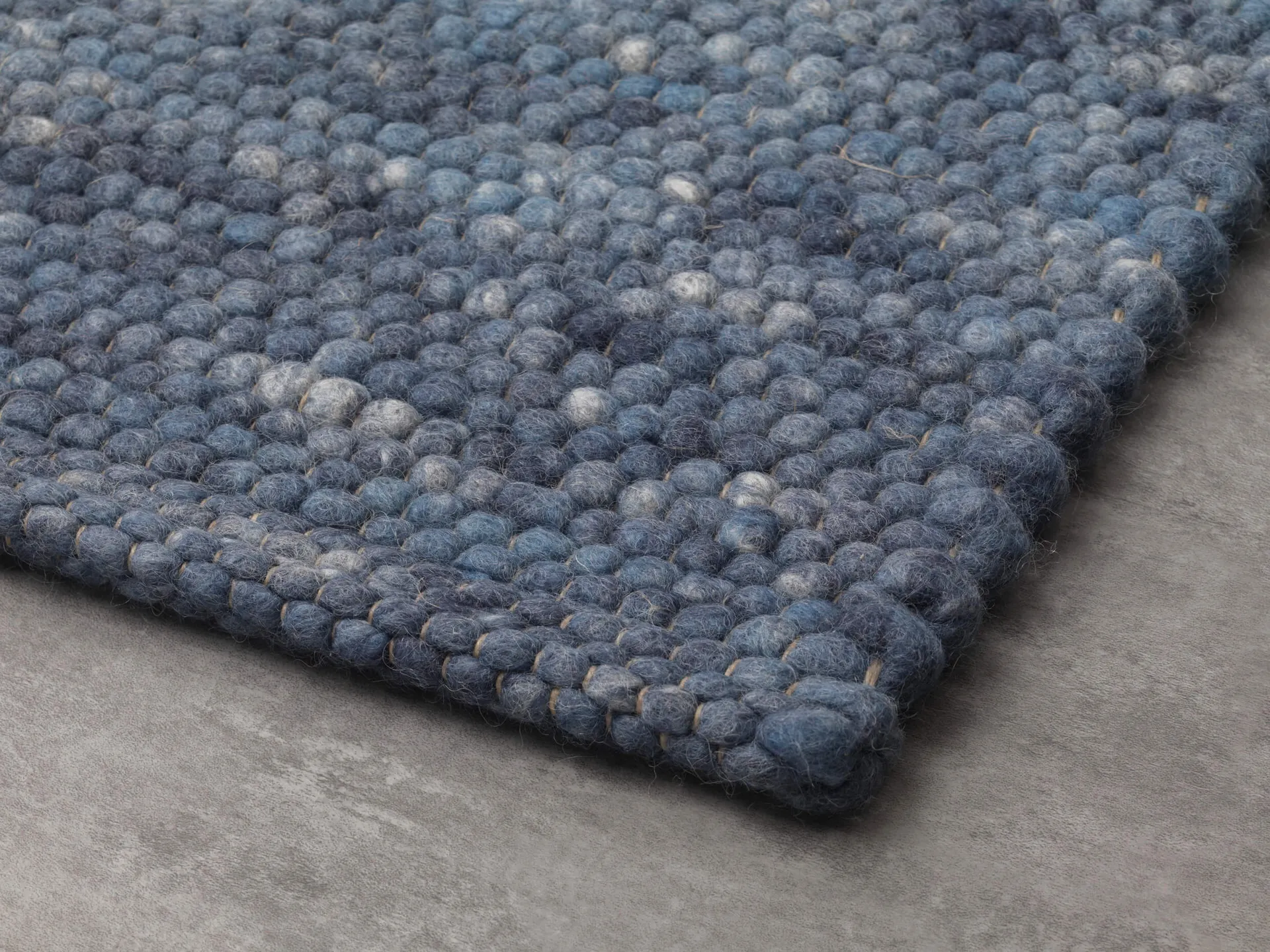 Handwebteppich Salsa Base, Paulig since 1750, Farbe 155, Detailansicht