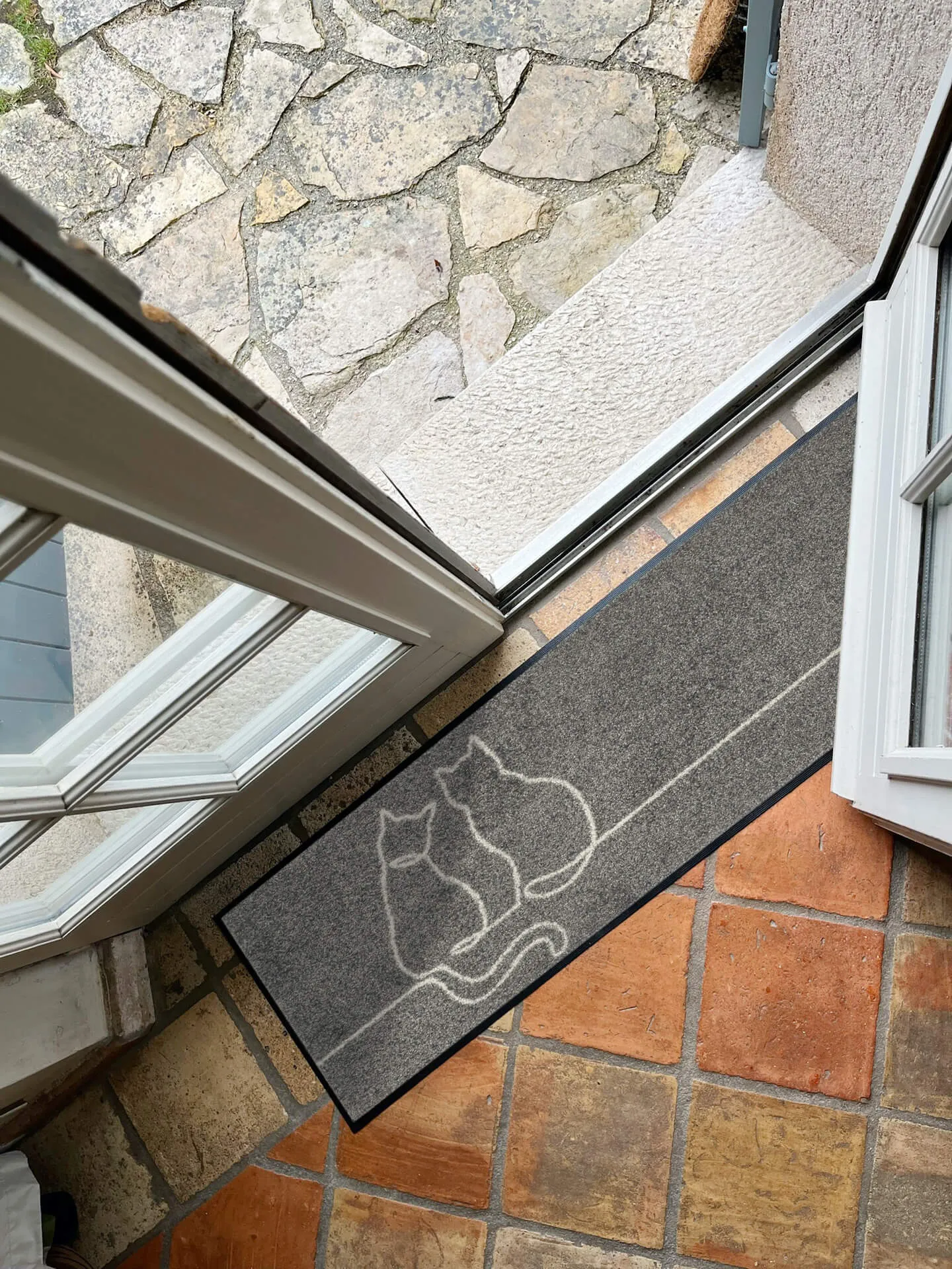 Fußmatte Lovetails, Wash & Dry Design, 035 x 120 cm, Milieubild