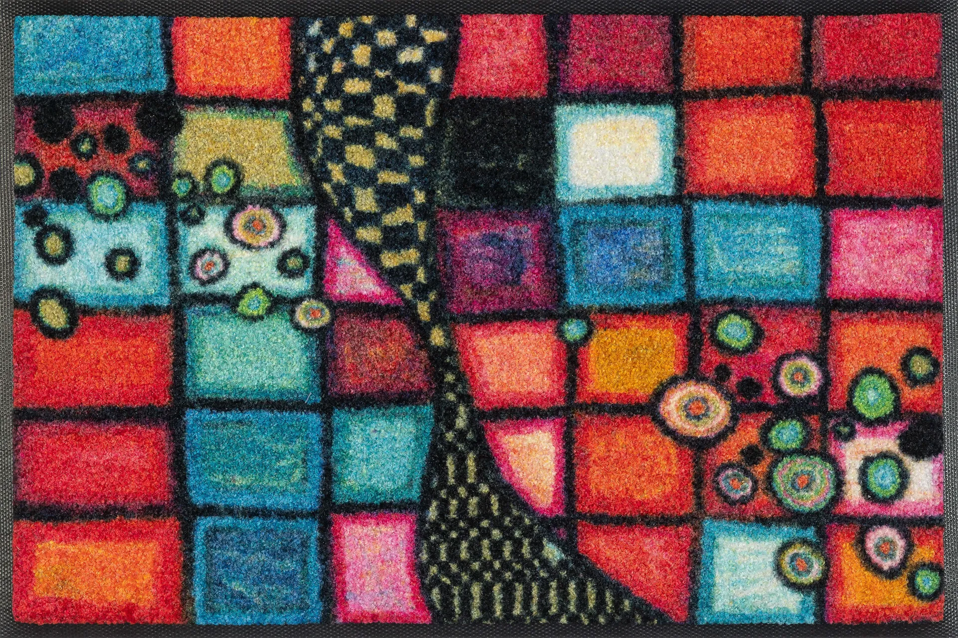 Sauberlaufmatte Tiger Tundra, Wash & Dry Special Art, mehrfarbig, 40 x 60 cm, Draufsicht