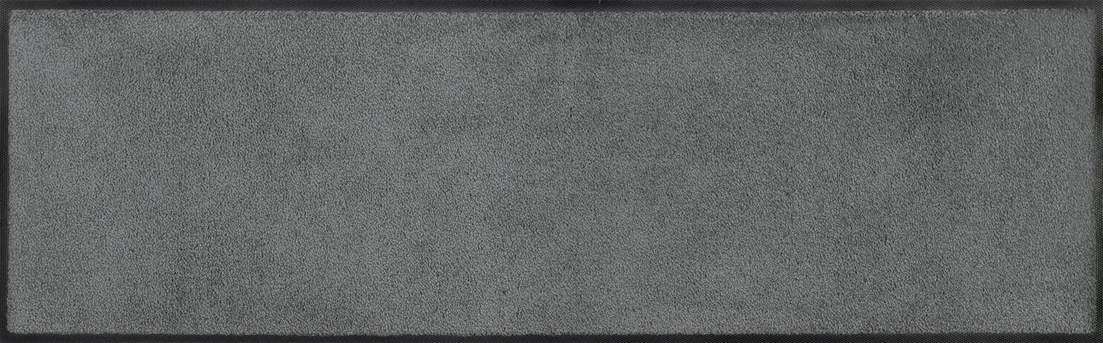 Fußmatte uni Smokey Mount, Wash & Dry Monocolour, 035 x 120 cm, Draufsicht