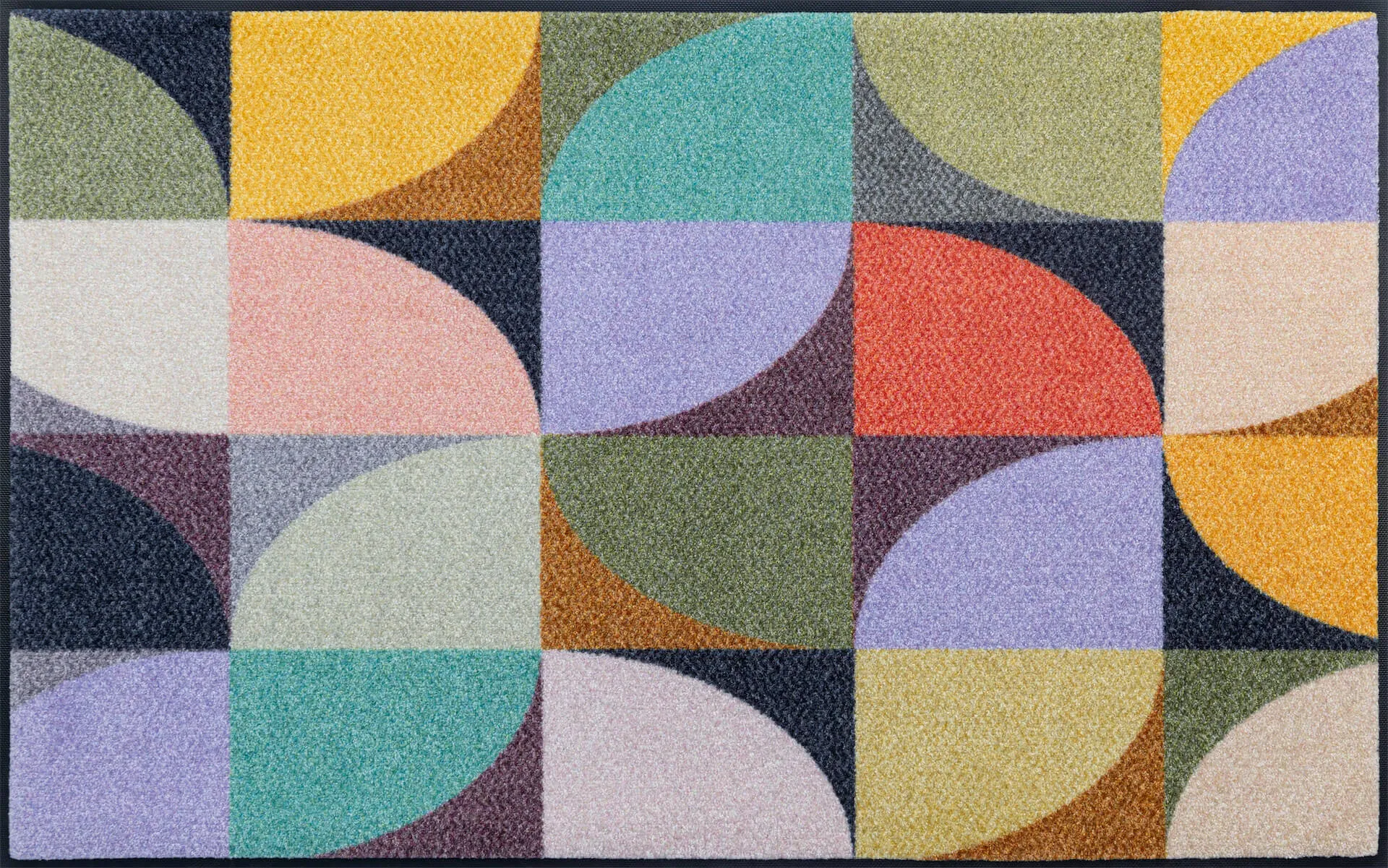 Fußmatte Colour Moments, Wash & Dry Design, 075 x 120 cm, mehrfarbig, Draufsicht