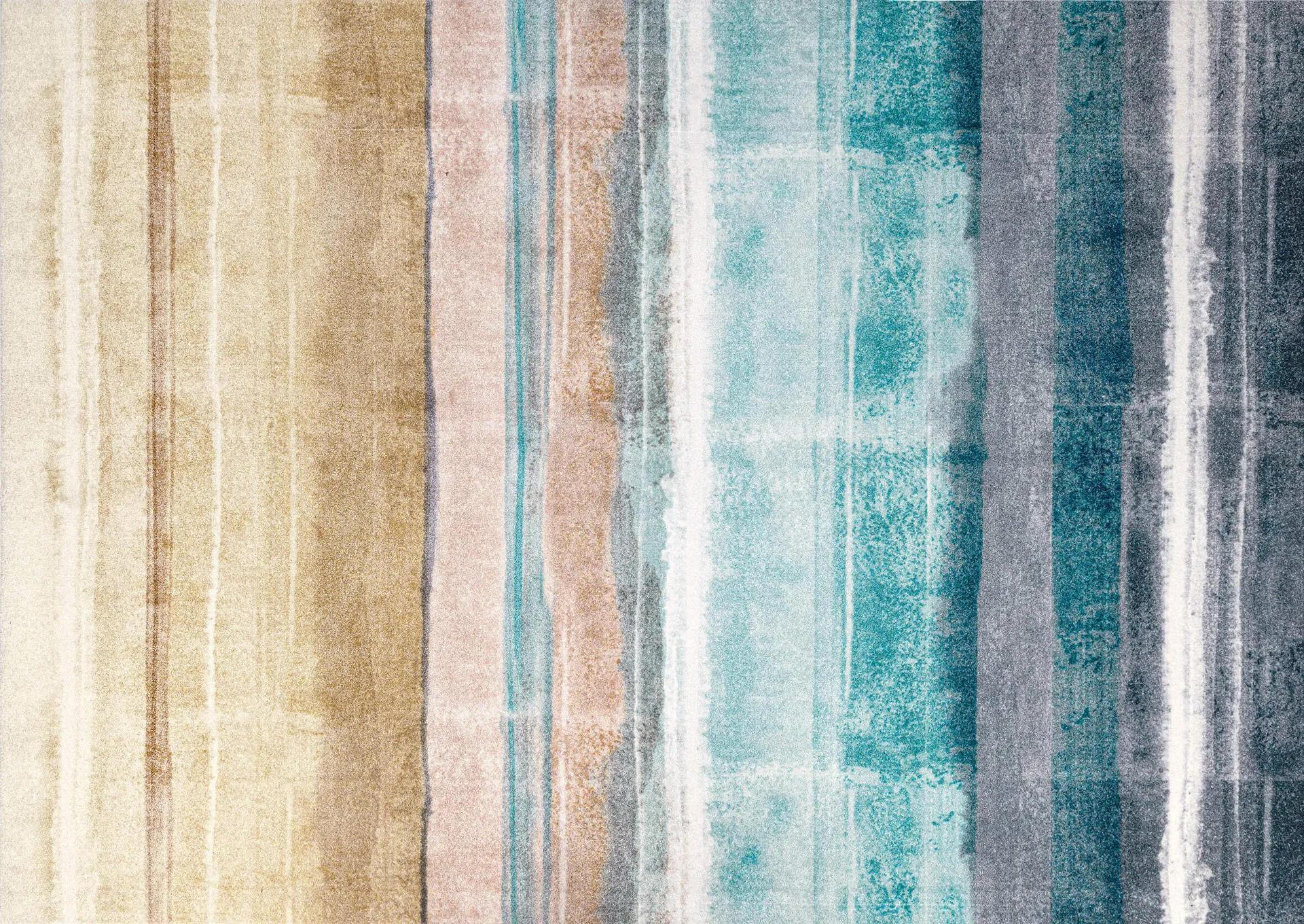 Randlose Fußmatte Frerik, modernes Design, mehrfarbig, 170 x 240 cm, Draufsicht