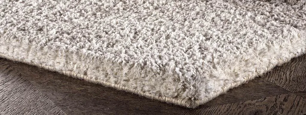 Dream Shaggy weiß, Natur Pur Kollektion, Cashmerewolle & Viscose, Detailaufnahme