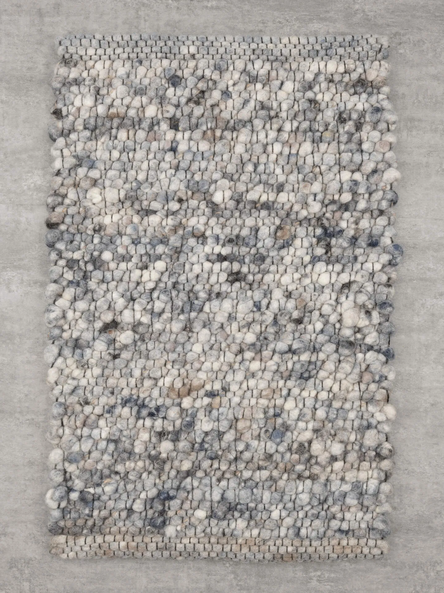Handwebteppich Beat Swing, Paulig since 1750, Farbe 476, Draufsicht