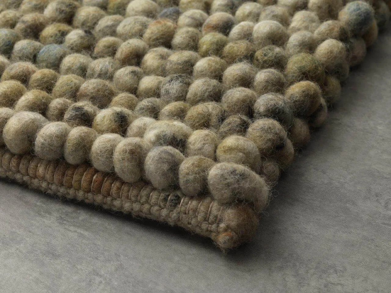 Handwebteppich Salsa Rock, Paulig since 1750, Farbe 447, Detailansicht