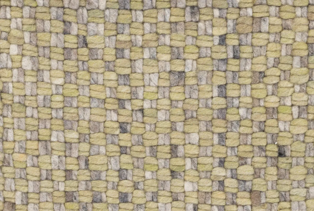 Handwebteppich Black Forest "Baden-Baden grau/grün, Farbmuster