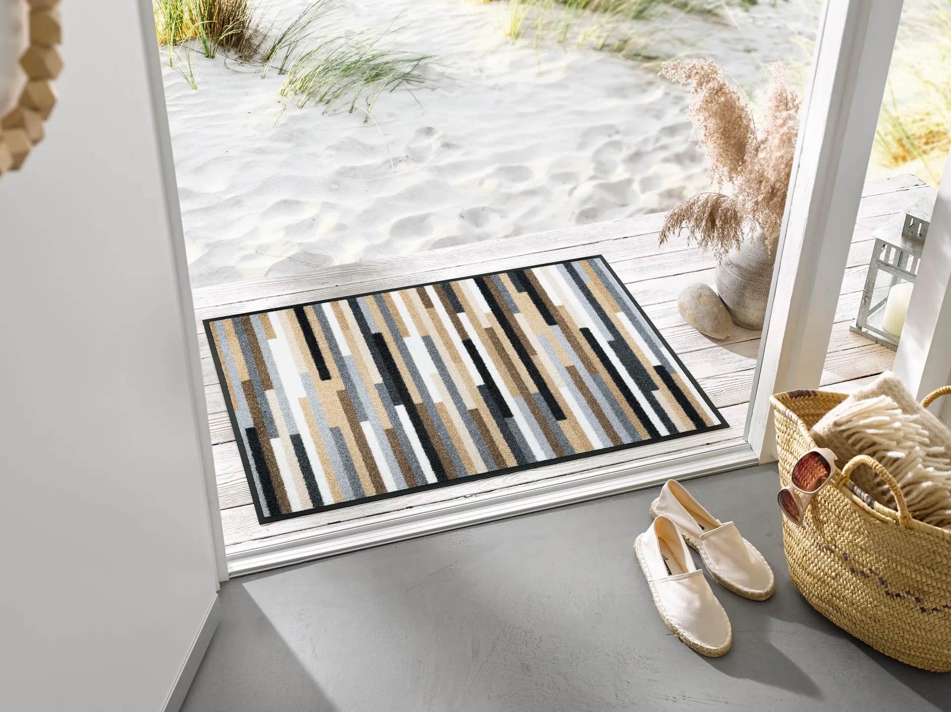 Fußmatte Mikado Stripes nature