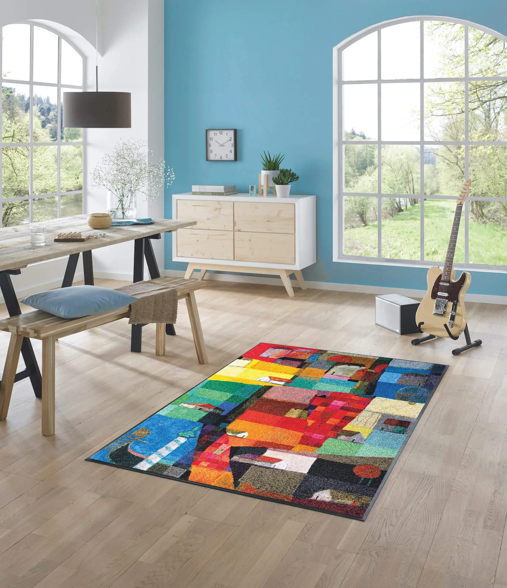Sauberlaufmatte Venetien, Wash & Dry Special Art, Interieurbild Wohnraum