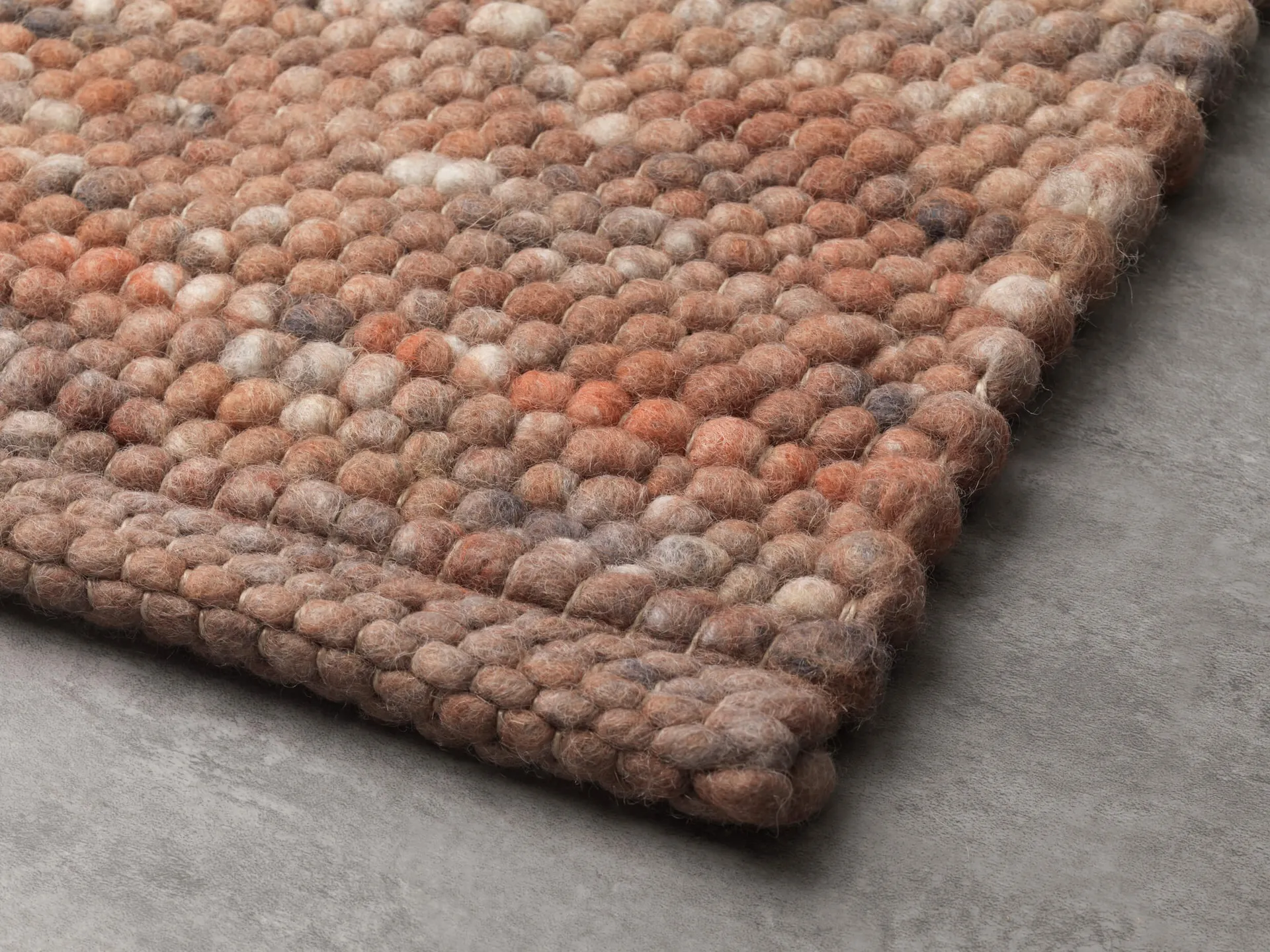 Handwebteppich Salsa Base, Paulig since 1750, Farbe 426, Detailansicht