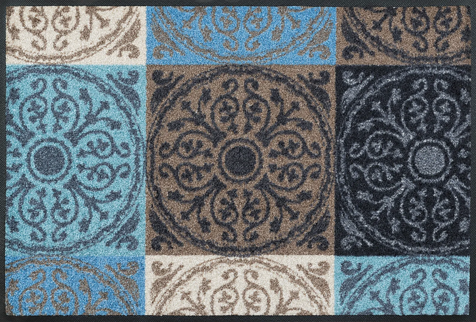 Sauberlaufmatte Da Capo, Wash & Dry Designmatte, mehrfarbig, 50 x 75 cm, Draufsicht