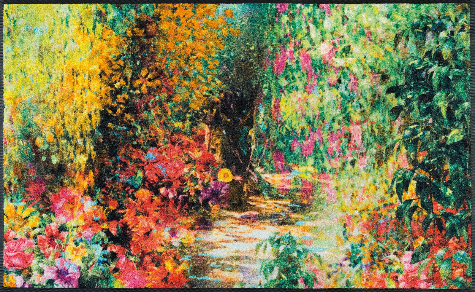 Fußmatte Primavera, Wash & Dry Designmatte, mehrfarbig, 075 x 120 cm, Draufsicht
