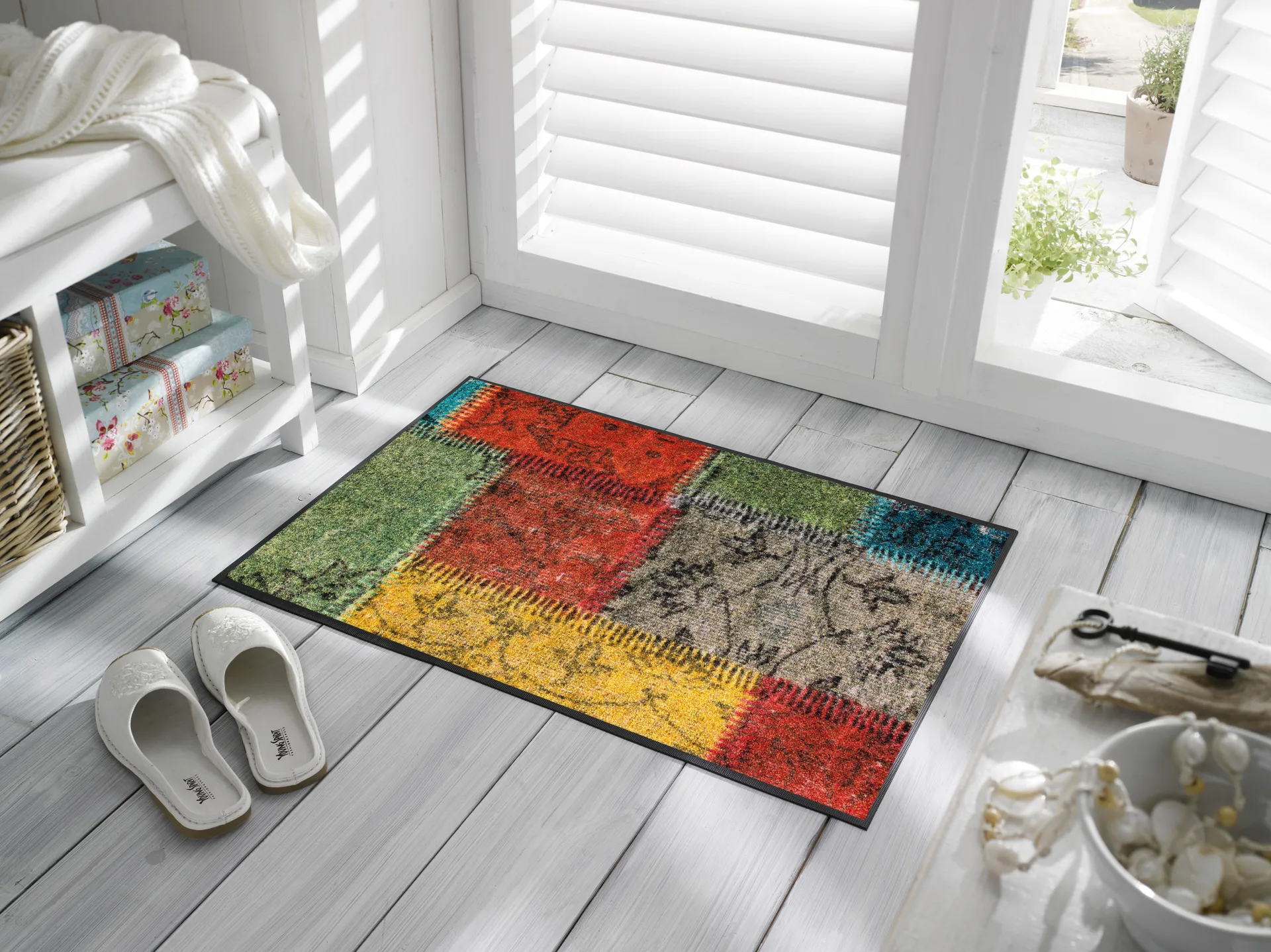 Fußmatte Vintage Patches