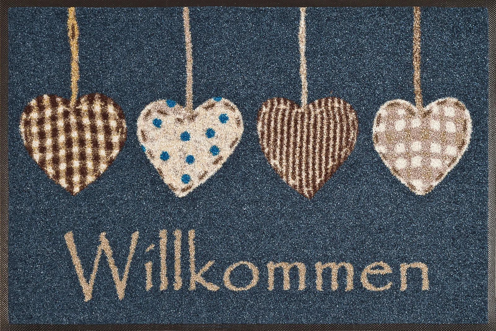Fußmatte Cottage Hearts, Wash & Dry Design Enter & Exit, 050 x 075 cm, Draufsicht
