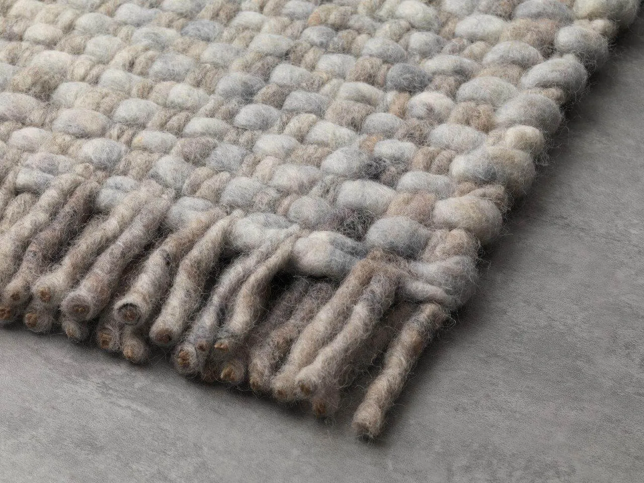 Handwebteppich Salsa Tonga, Paulig since 1750, Farbe 493, Detailansicht