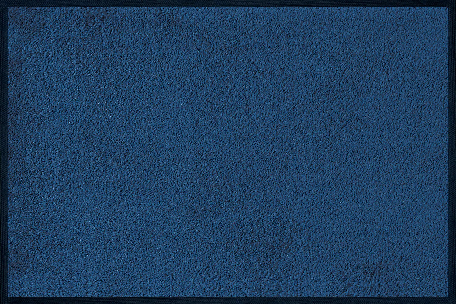 Fußmatte uni Navi, Wash & Dry Monocolour blau, 040 x 060 cm, Draufsicht