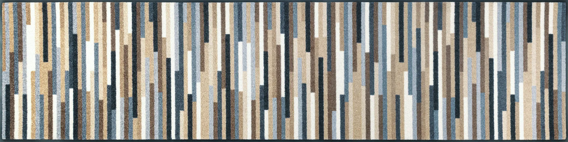 Sauberlaufmatte Mikado Stripes nature, Wash & Dry Design, 060 x 240 cm, Draufsicht