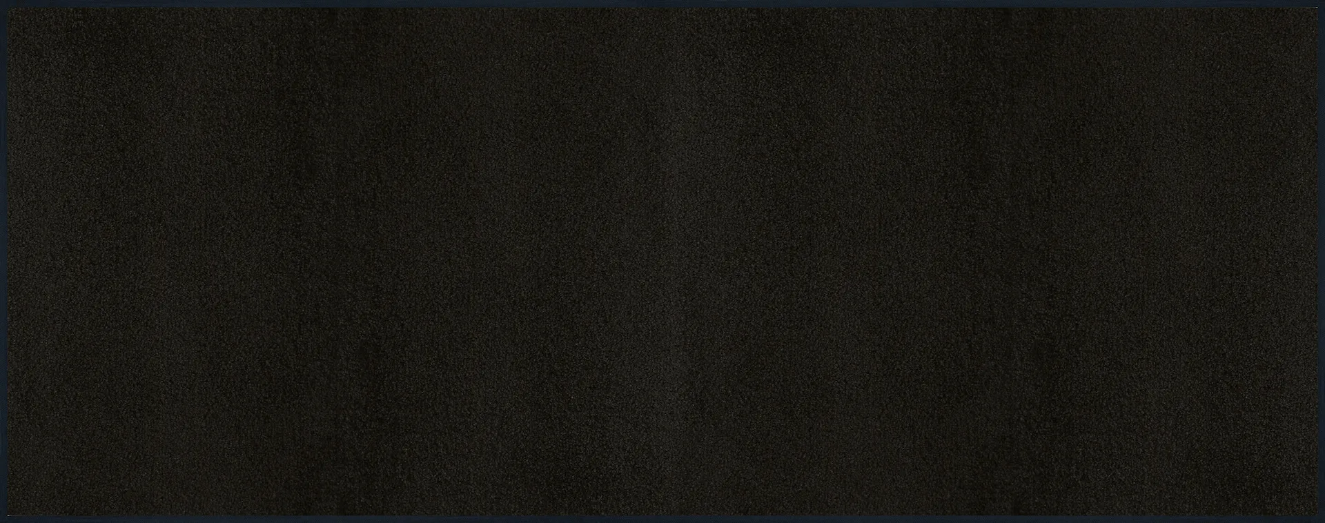 Fußmatte uni Raven Black, Wash & Dry Monocolour, 075 x 190 cm, Draufsicht