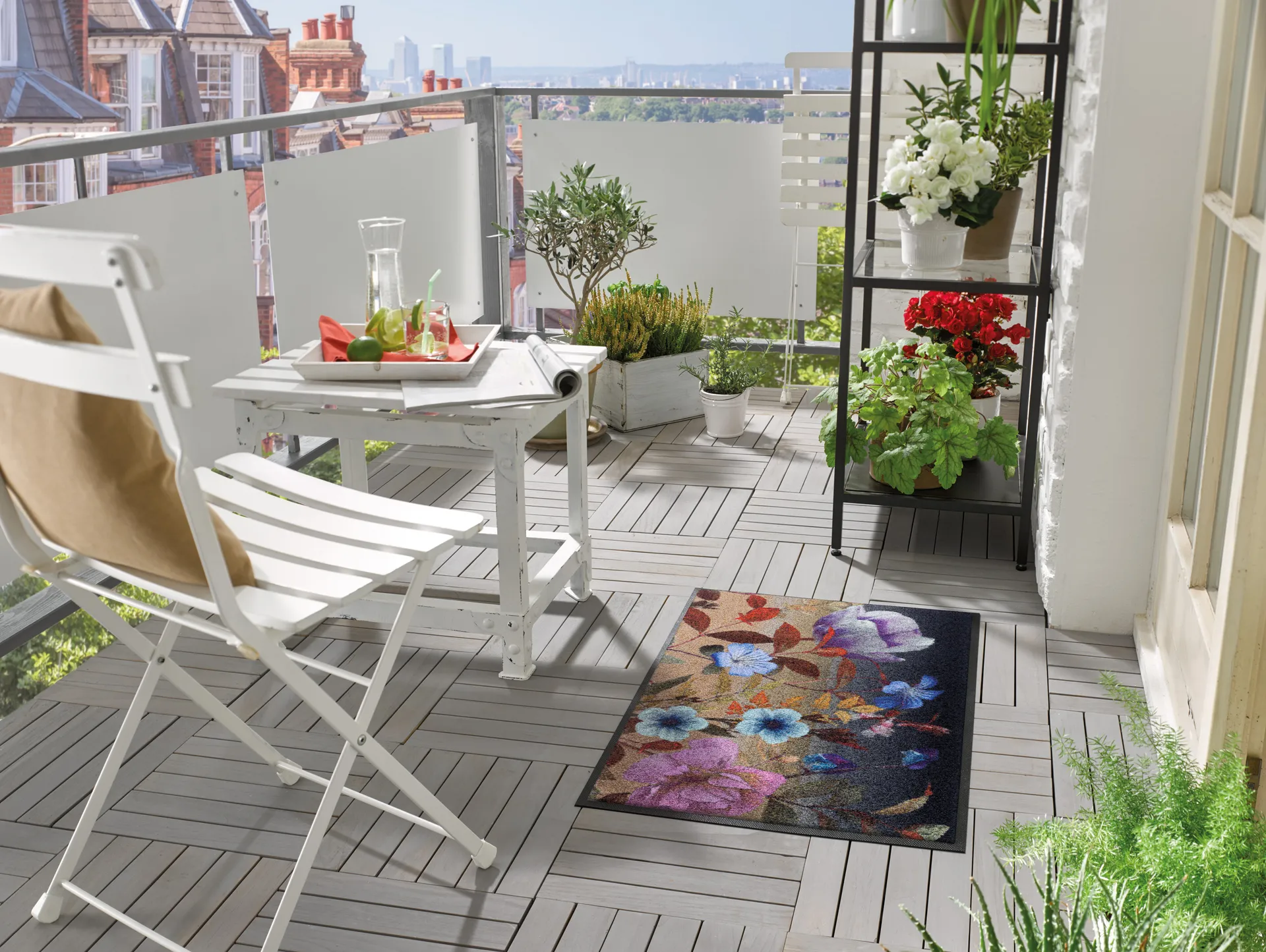 Fußmatte Midnight Blooms