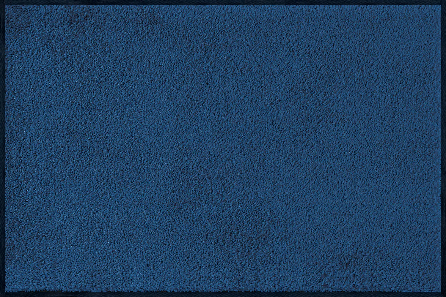 Fußmatte uni Navi, Wash & Dry Monocolour blau, 0660 x 090 cm, Draufsicht