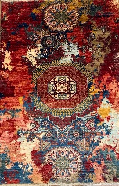 Afghan Teppich Glow, small