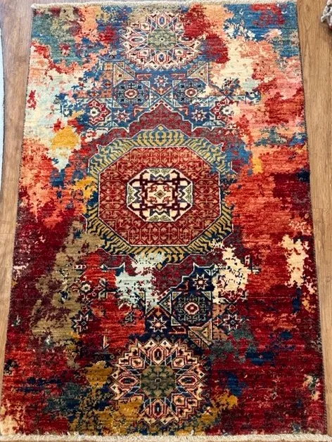 Afghan Teppich Glow, small
