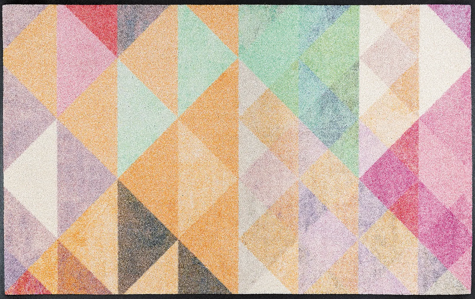 Sauberlaufmatte Snorre, Wash & Dry Designmatte, mehrfarbig, 075 x 120 cm, Draufsicht