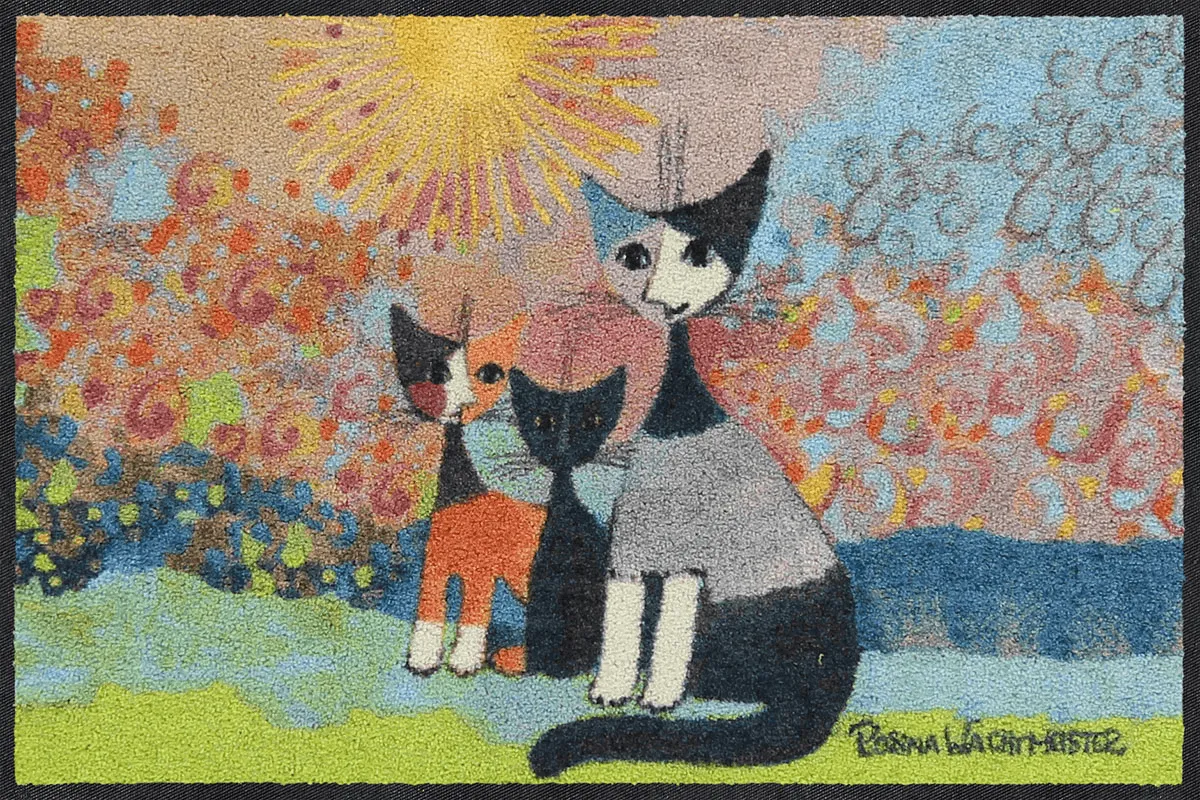 Fußmatte Con Nonna, Rosina Wachtmeister Design, 050 x 075 cm, Draufsicht