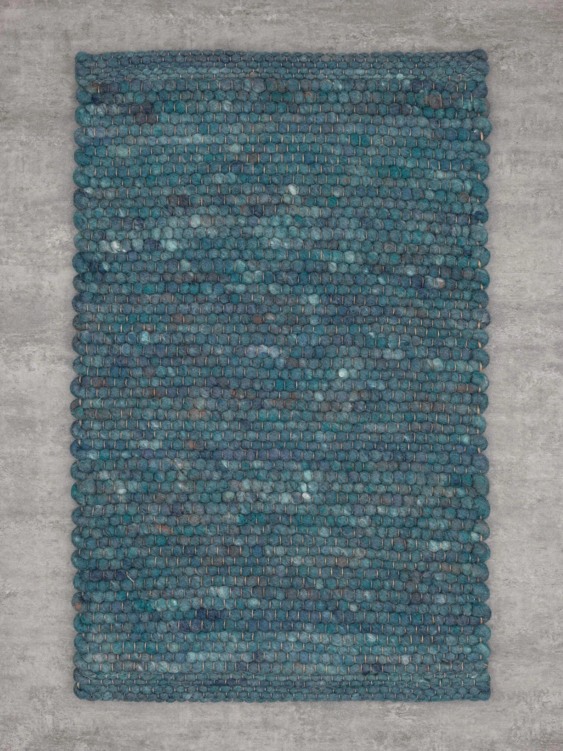 Handwebteppich Salsa Base, Paulig since 1750, Farbe 145, Draufsicht