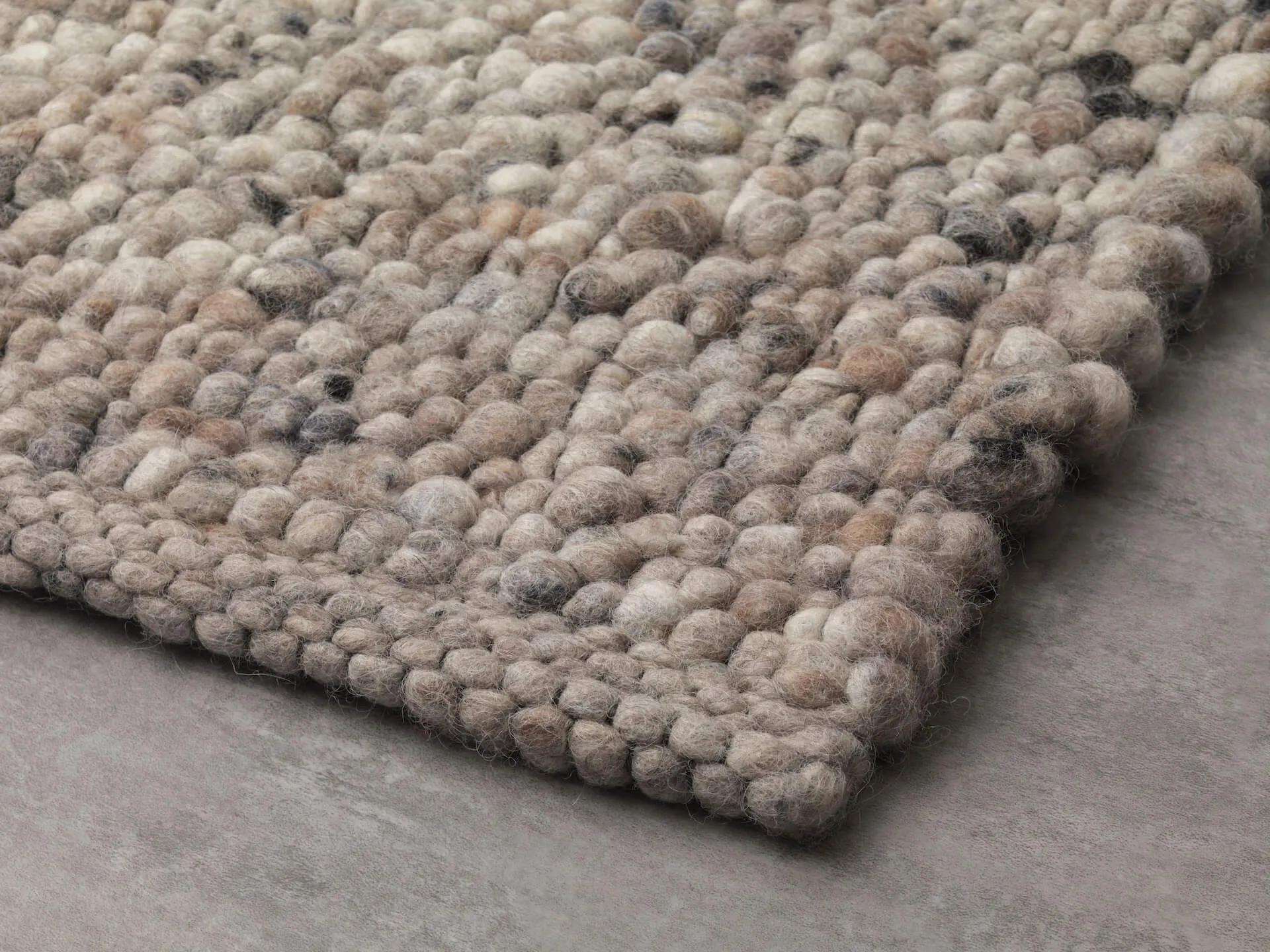 Handwebteppich Beat Swing, Paulig since 1750, Farbe 136, Detailansicht