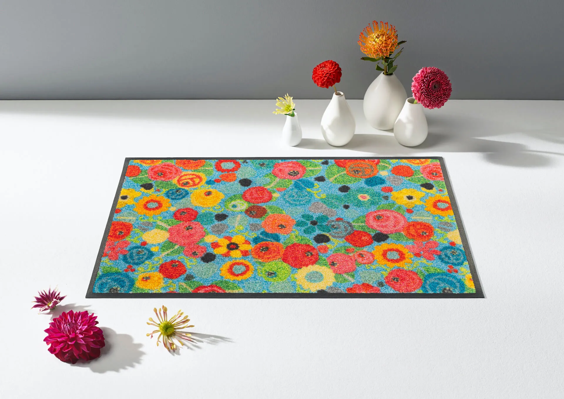 Fußmatte Flower Power, Wash & Dry Design, 040 x 060 cm, Milieubild