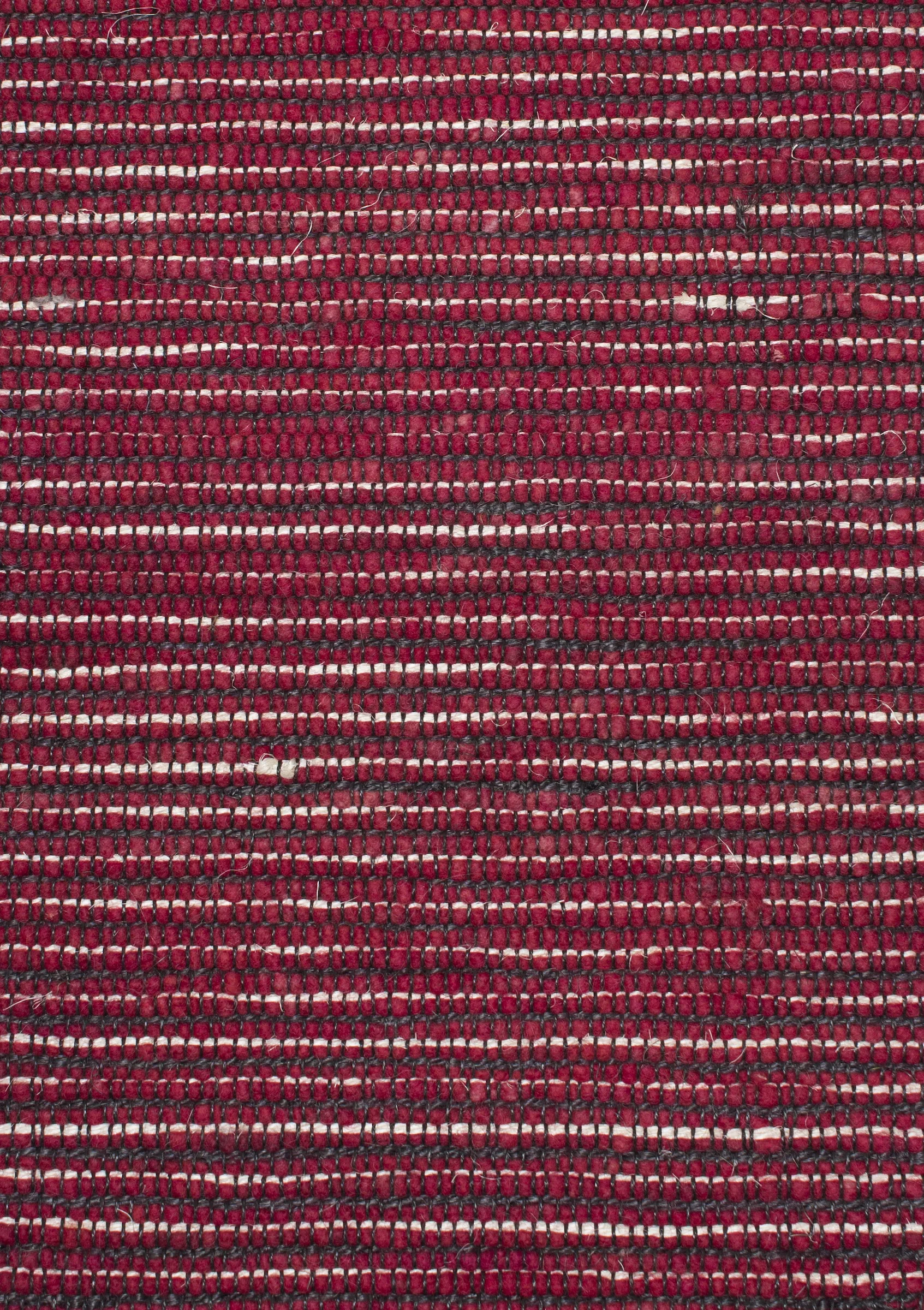 Handwebteppich Black Forest Kandel rot, 64% Schurwolle & 36% Sisal, Farbmuster