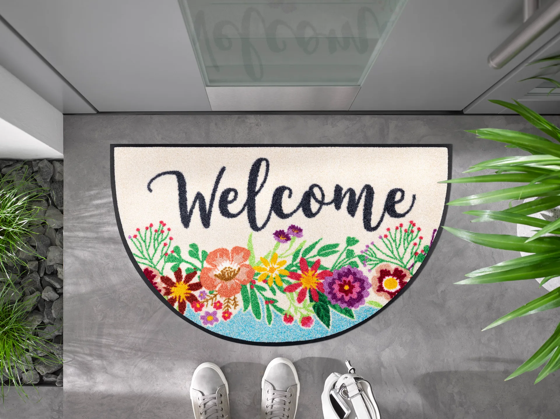 Round Welcome Blooming
