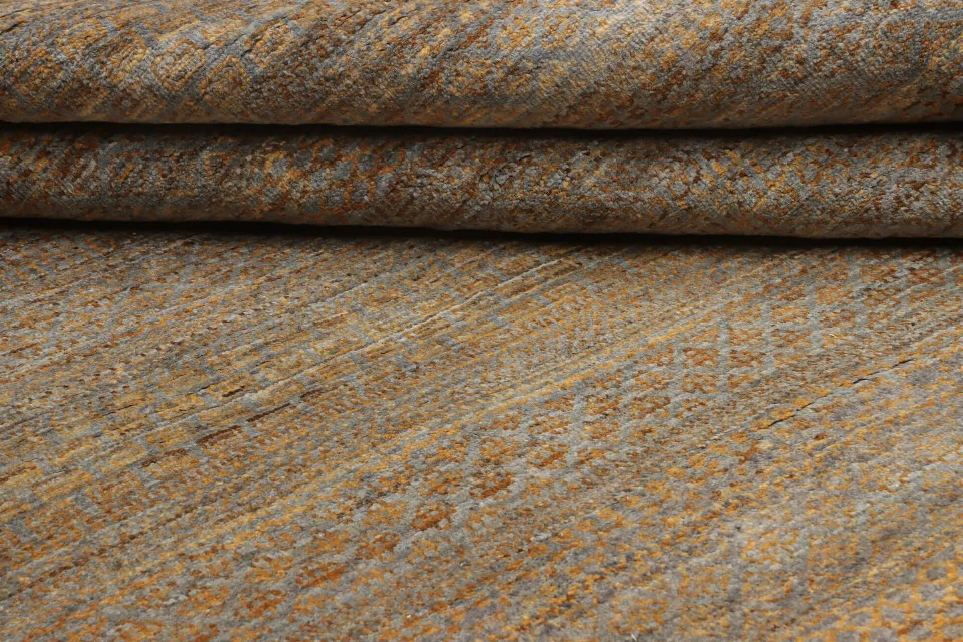 Afghanteppich MD.Royal Brown, handgeknüpft , Schurwolle, braun/mehrfarbig, 169 x 246 cm, Detailansicht