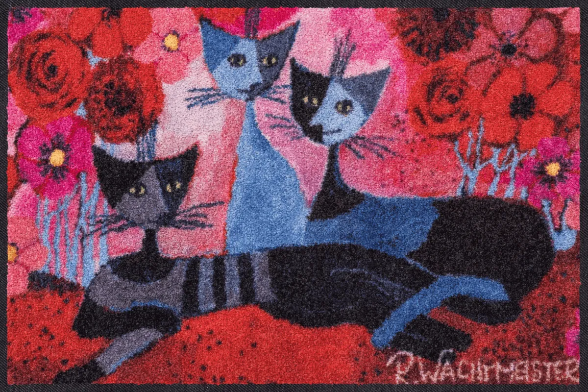 Fußmatte Rossini, Rosina Wachtmeister Mattenneuheit, 050 x 075 cm, Draufsicht