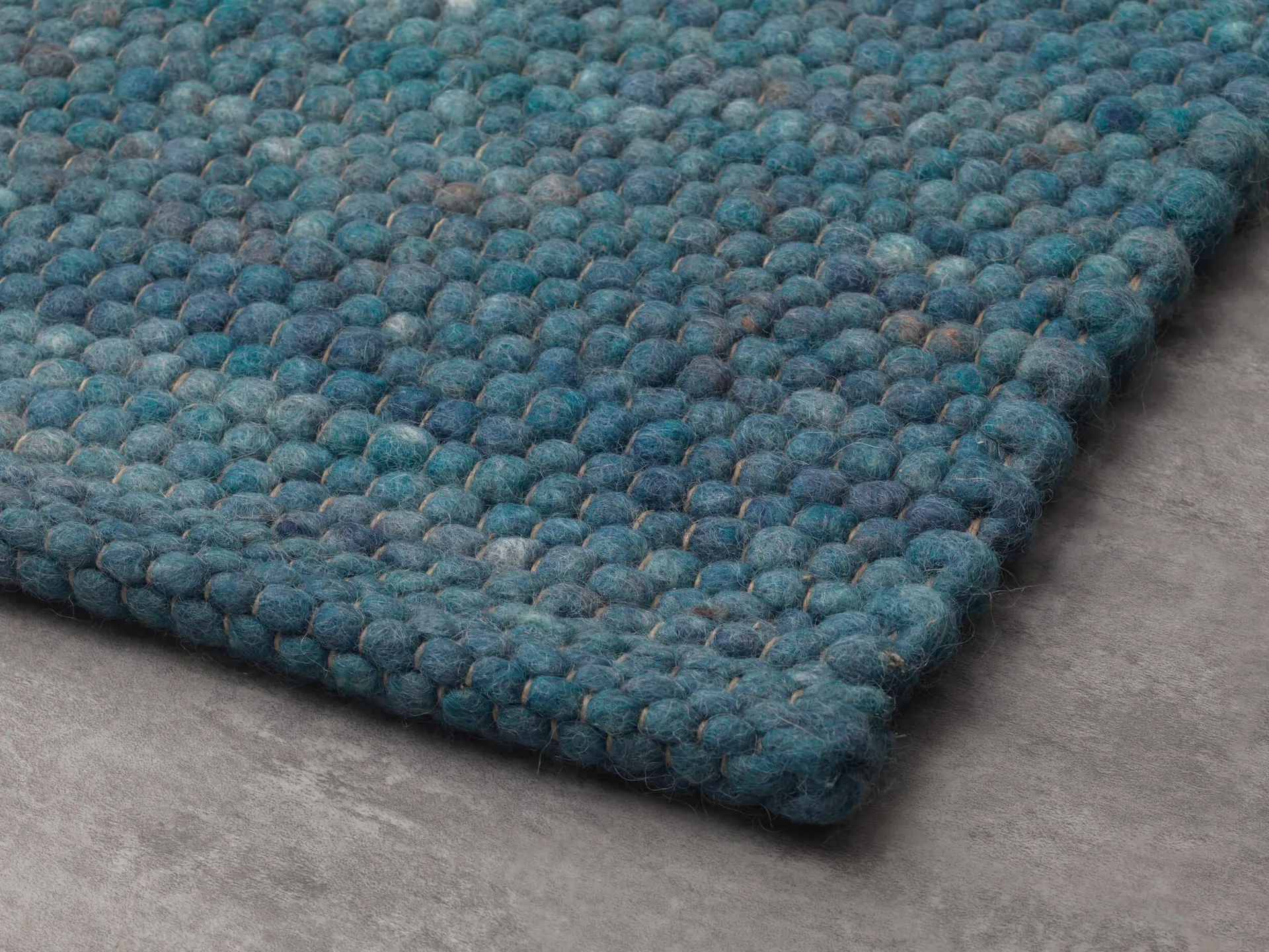 Handwebteppich Salsa Base, Paulig since 1750, Farbe 145, Detailansicht