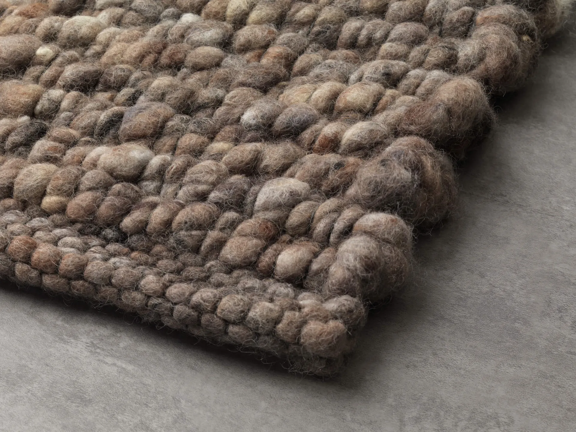 Handwebteppich Beat Stone, Paulig since 1750, Farbe 468, Detailansicht